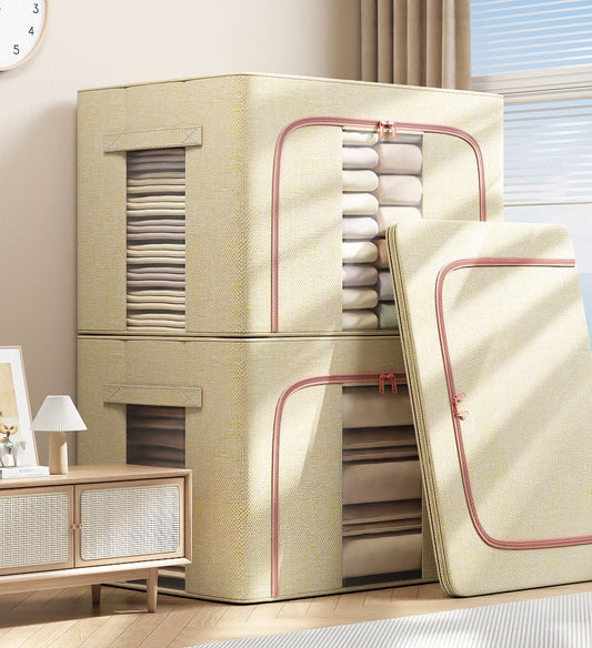 MIVLINA® Foldable Storage Bins with Clear Window F250