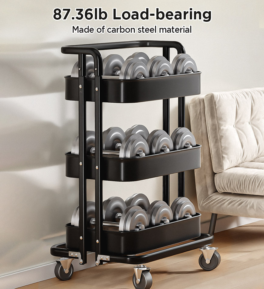 MIVLINA® Utility Cart with Adjustable Shelves F252