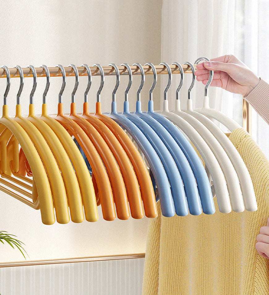 MIVLINA®16.5 " Non-Slip Space Saving Hangers in Rainbow Colors
