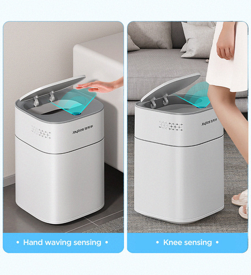 MIVLINA® 3.96 Gallon Touchless Smart Adsorption Trash Can