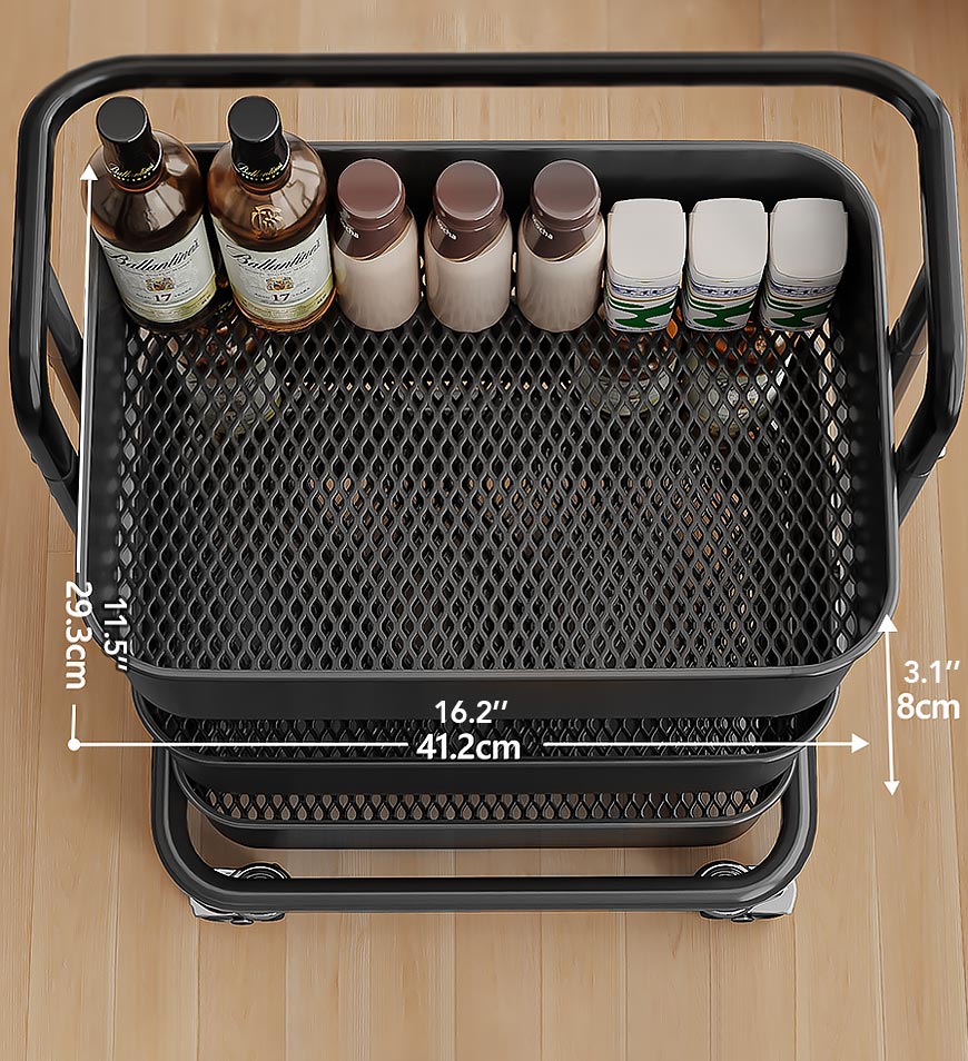 MIVLINA® Utility Cart with Adjustable Shelves F252