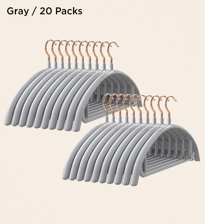 MIVLINA® 16.5 " Non-Slip Space Saving Adult Hangers