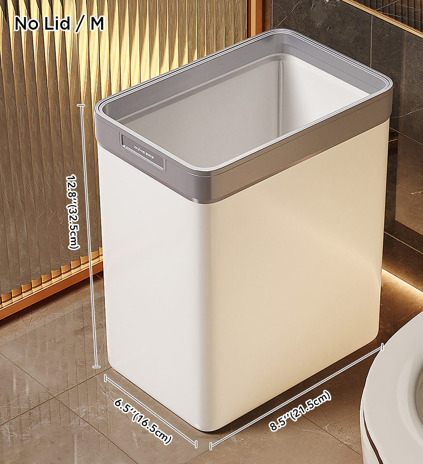 MIVLINA® 14L Trash Can with Press Type Lid for Bathroom Slim Z161