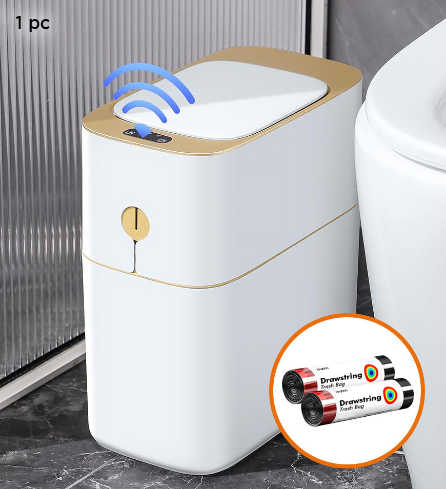 MIVLINA® 4 Gallon Automatic Touchless Smart Bathroom Trash Can Z96