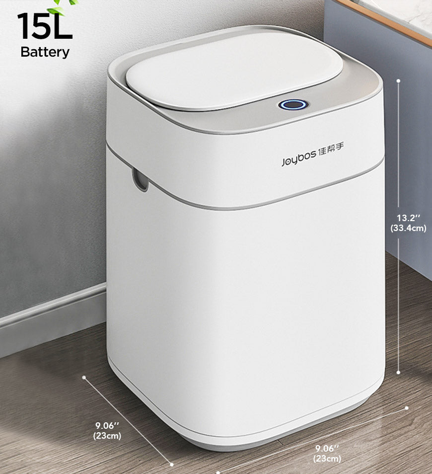 MIVLINA® 3.96 Gallon Touchless Smart Adsorption Trash Can