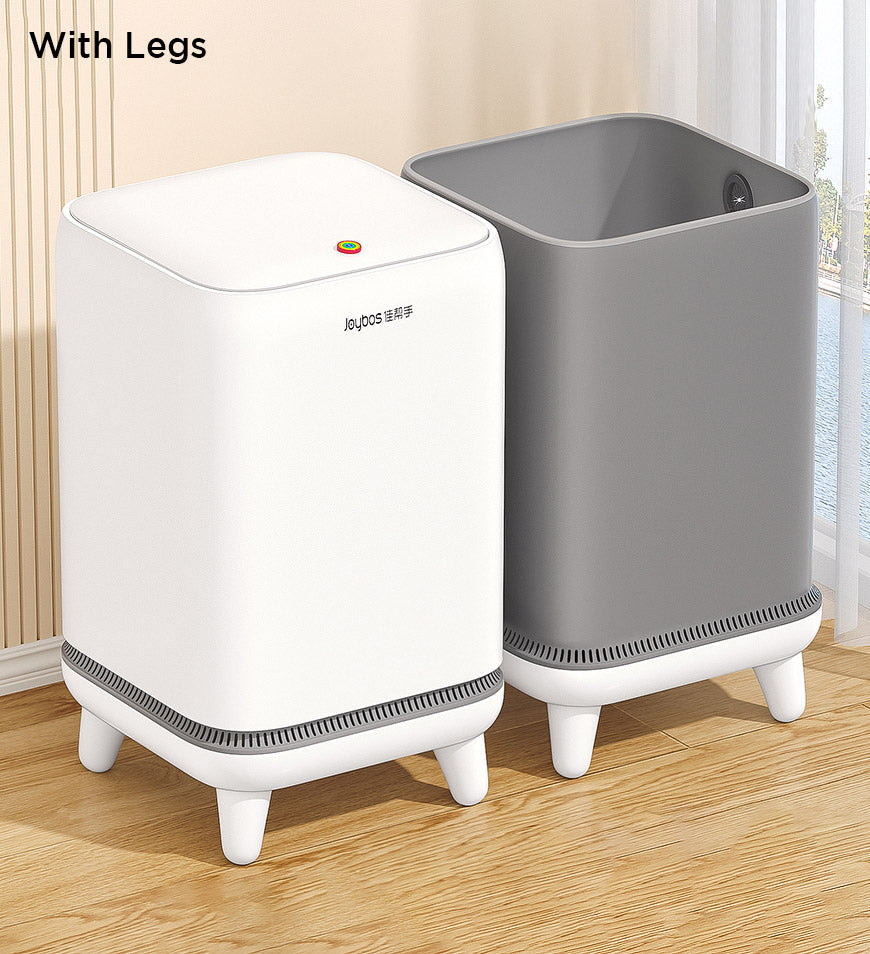 MIVLINA® 3.3 Gal Bathroom Press Trash Can Auto Adsorb Garbage Bag Z101