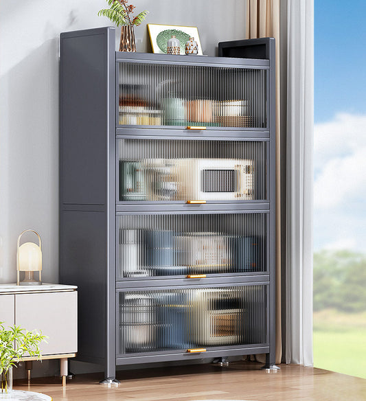 MIVLINA® 5-Tier / 3-Tier Heavy Duty Metal Multifunctional Kitchen Cabinet Storage Racks F86