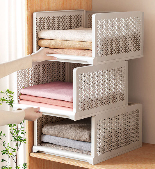 MIVLINA® Stackable Clothes Storage Basket