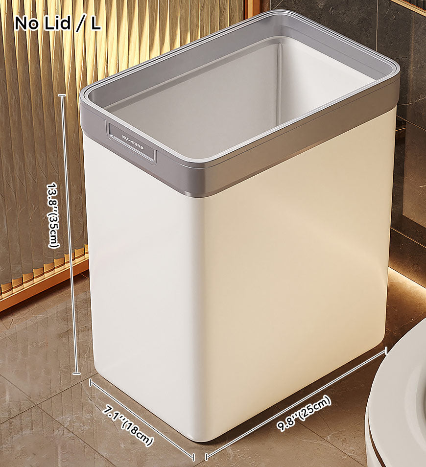 MIVLINA® 14L Trash Can with Press Type Lid for Bathroom Slim Z161
