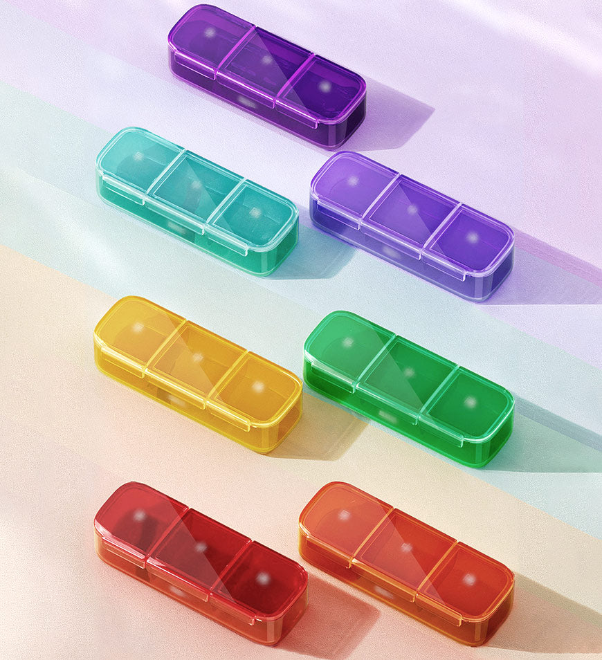 MIVLINA® Weekly 7 Detachable Day Pill Organizer 3 Times A Day Z143
