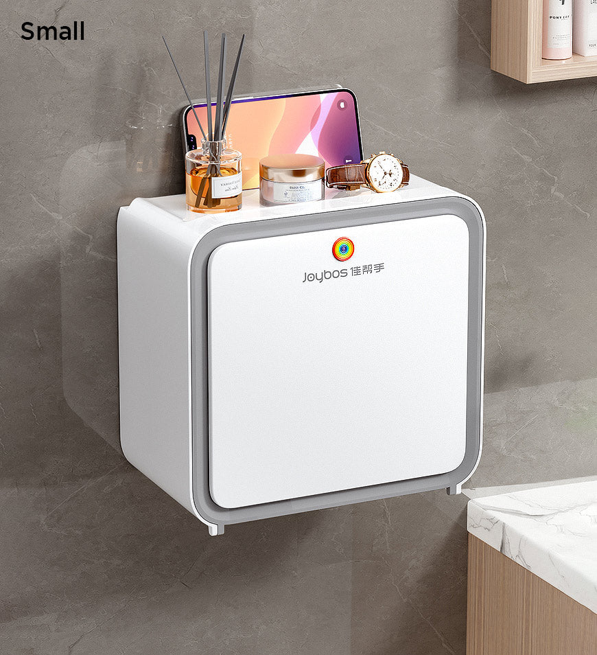 MIVLINA®Toilet Paper Storage Box with Drawer and Phone Holder Z142