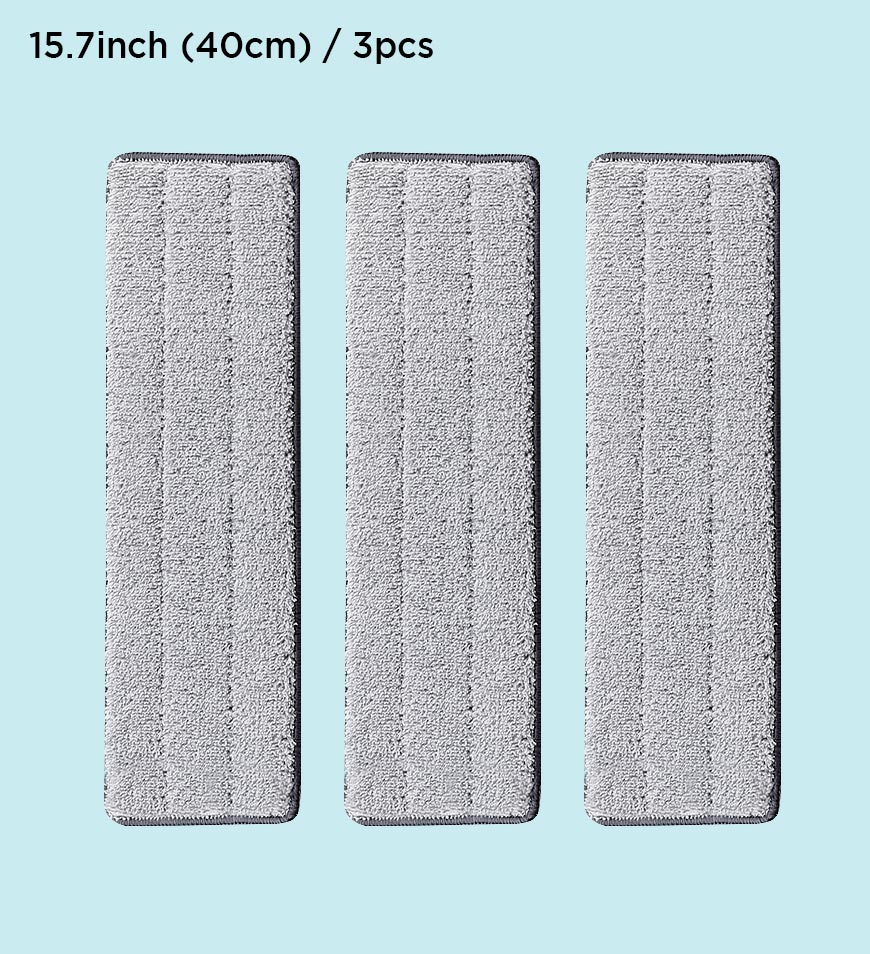 MIVLINA® Upgrade 2+2 Scrapers 16" Large Flat Mop and Bucket System Z84