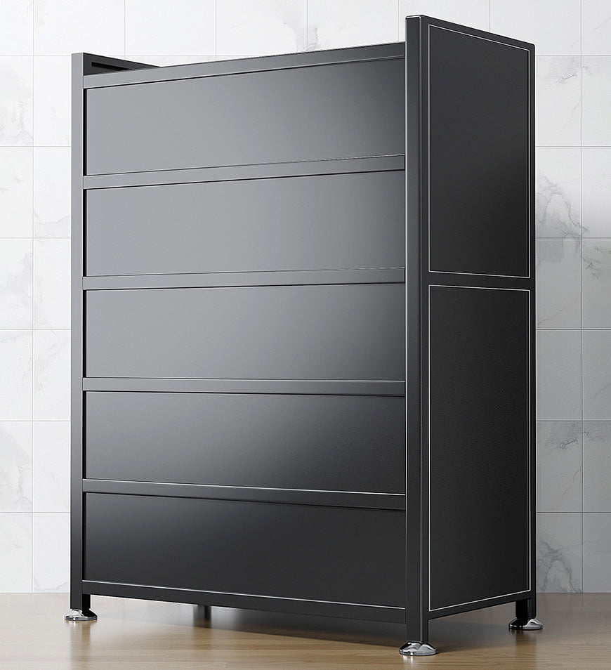 MIVLINA® 6 Tier Upgrade Large Metal Kitchen Pantry Storage Cabinet F118