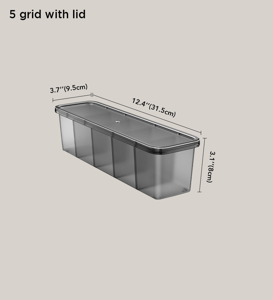 MIVLINA® Clear Divided Socks & Underwear Organzier Box Z157