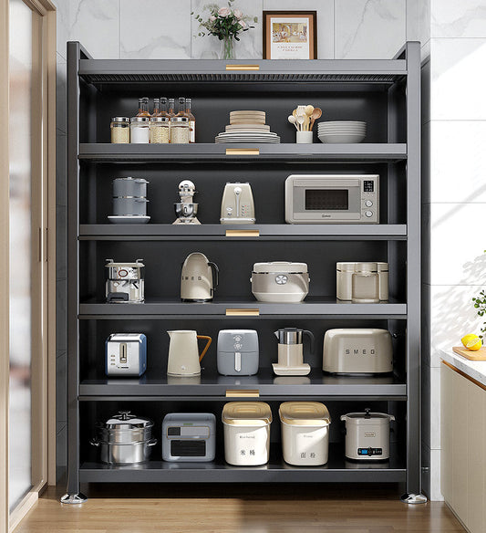 MIVLINA® 6 Tier Upgrade Large Metal Kitchen Pantry Storage Cabinet F118
