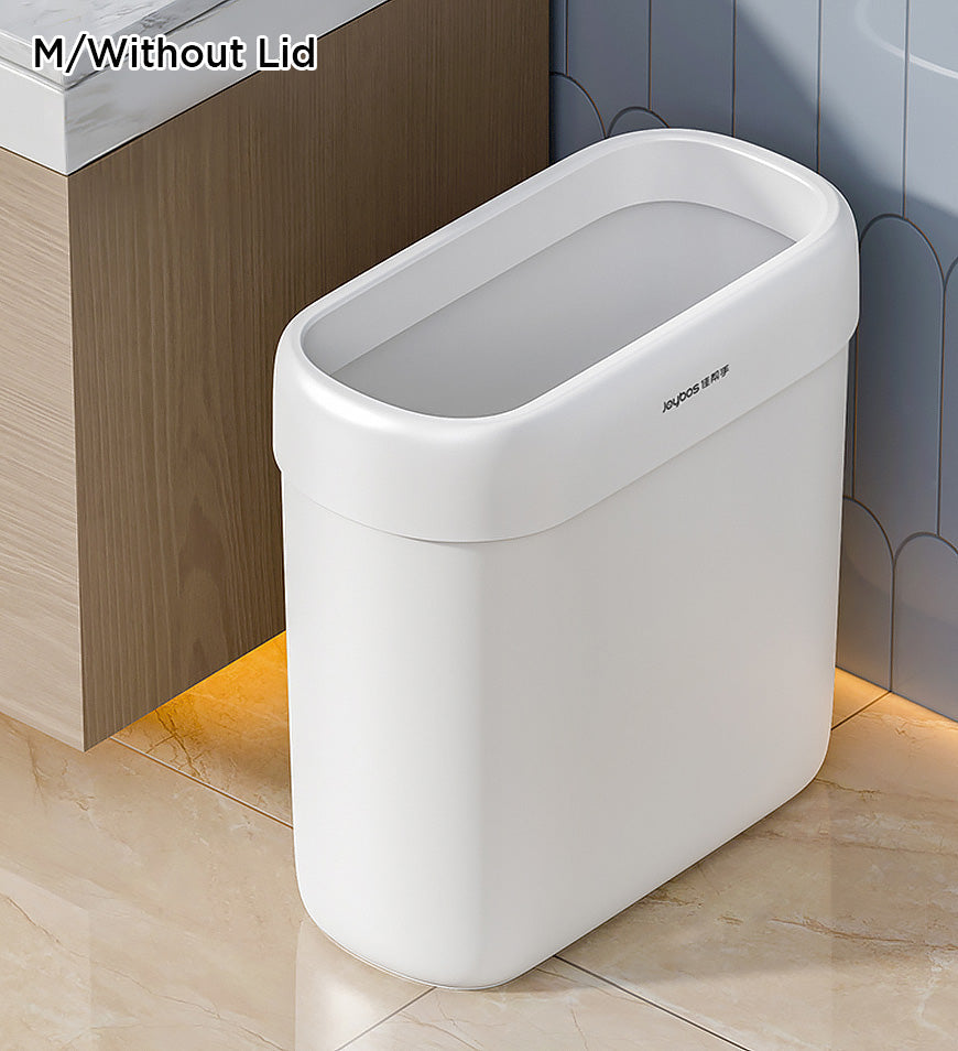 MIVLINA® Bathroom Narrow Press Trash Can With Pop-Up Lid Z103