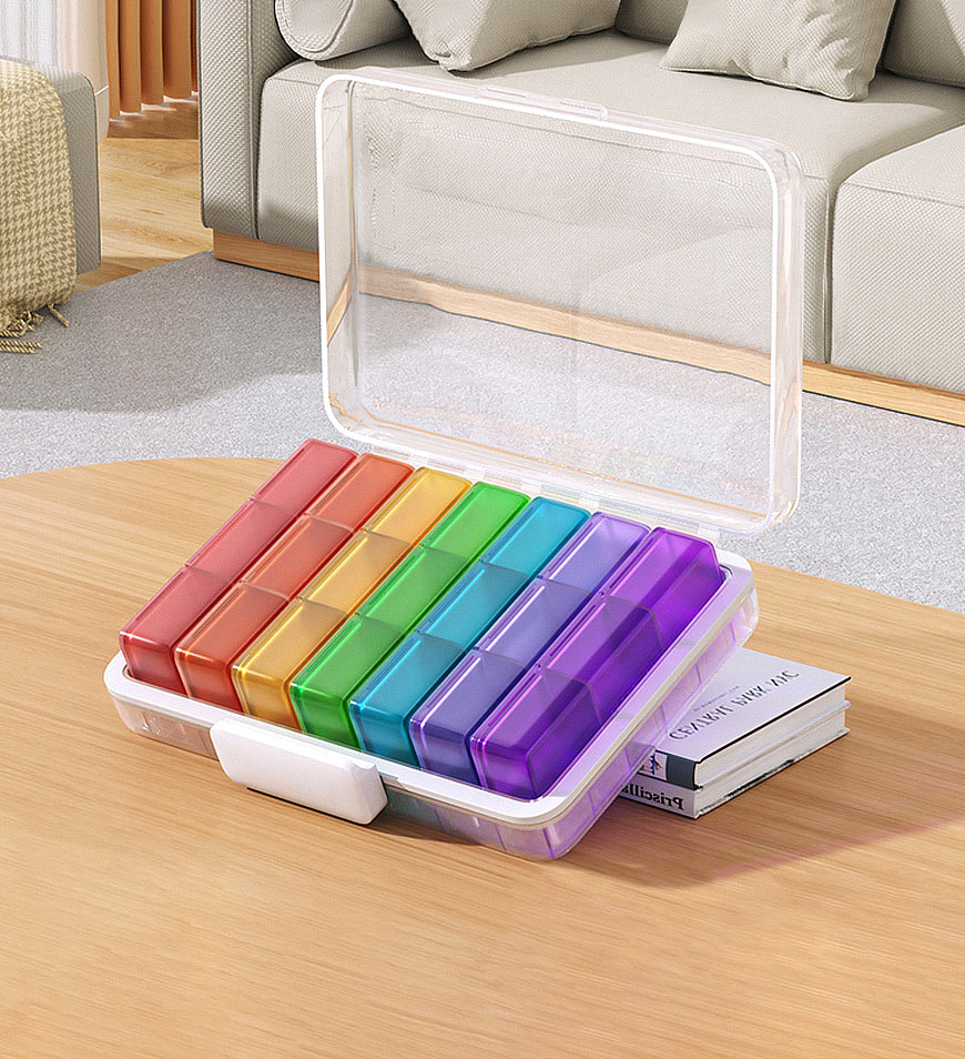 MIVLINA® 3 Tiers Portable and Foldable Medicine Box Z132
