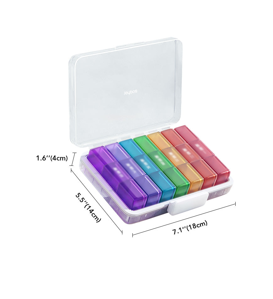 MIVLINA® Weekly 7 Detachable Day Pill Organizer 3 Times A Day Z143