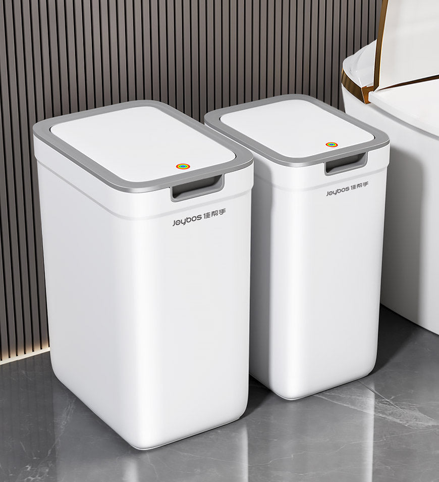 MIVLINA® Wall Mountable Narrow Trash Can with Lid Z68
