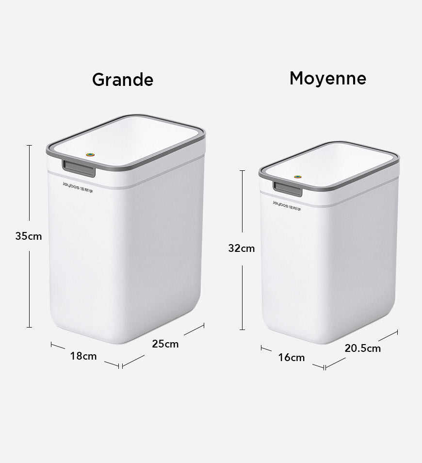 MIVLINA® Wall Mountable Narrow Trash Can with Lid Z68