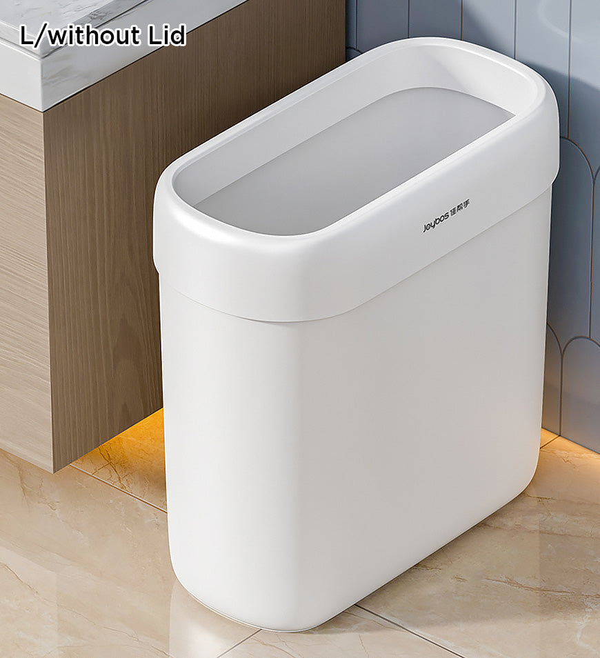 MIVLINA® Bathroom Narrow Press Trash Can With Pop-Up Lid Z103