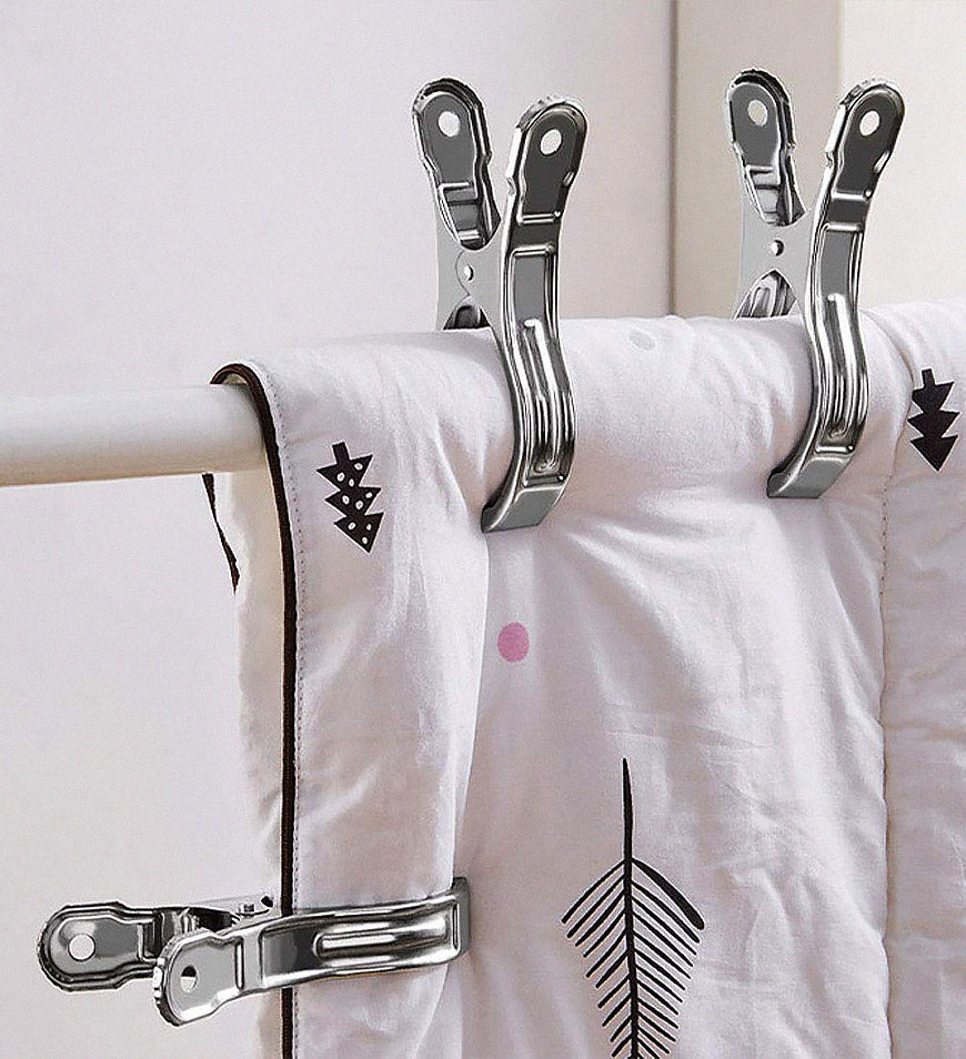 MIVLINA® 8 Packs Super Jumbo stainless Clips for Quilts F23