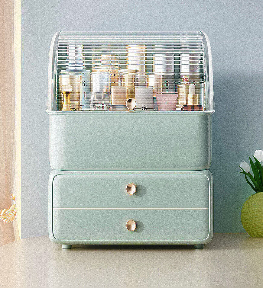 MIVLINA® Waterproof and Dustproof Cosmetic Display Box