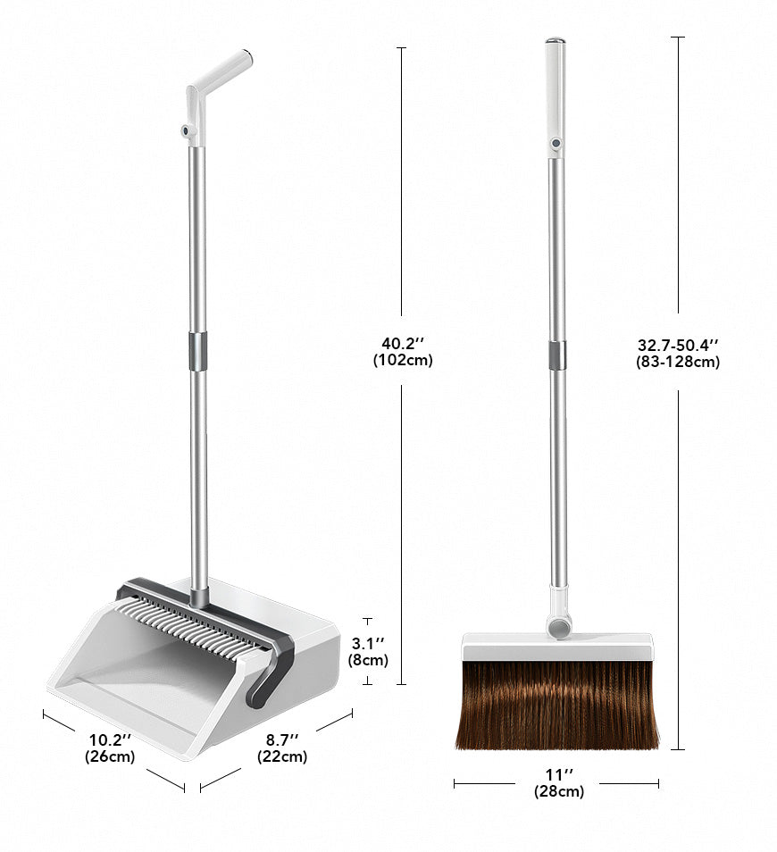 MIVLINA®Home Cleaning Kit Broom with Adjustable Handle