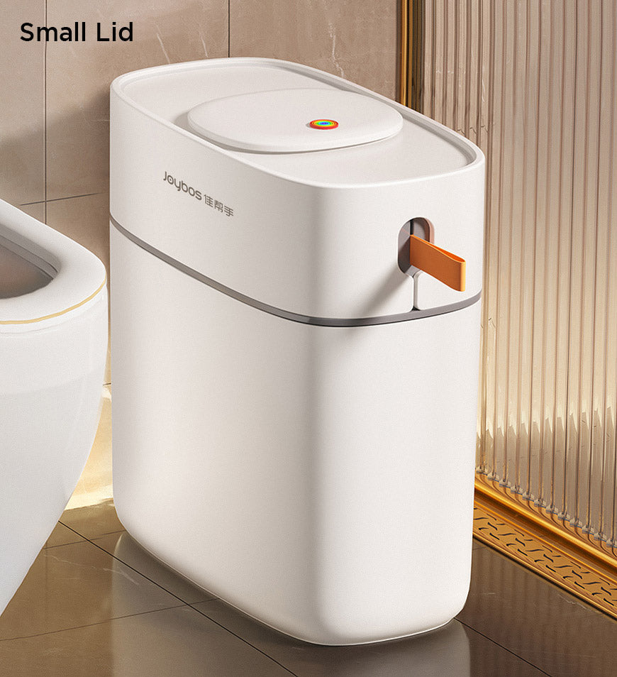 MIVLINA® 15L Narrow Bathroom Trash Can with Lid Z90