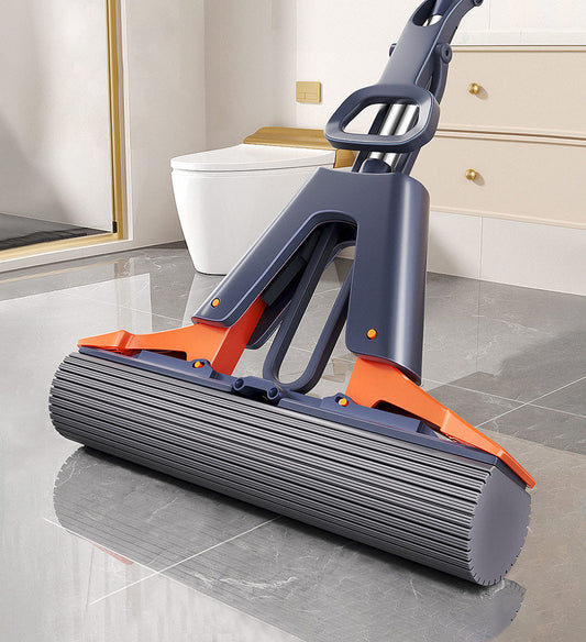 MIVLINA® Upgraded Wing Self Squeeze Spong Mop With 2 Refills Z176