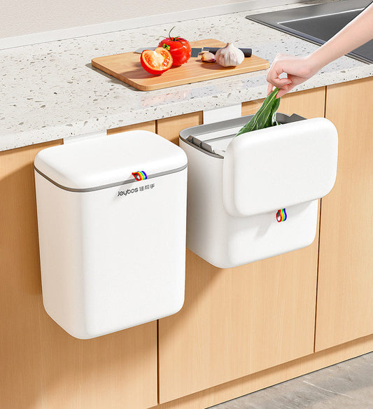 MIVLINA® Rainbow Kitchen Hanging Trash Can With Lid Z28