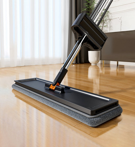 MIVLINA® Hands Free Self Wringing Floor Cleaning Flat Mop Z150