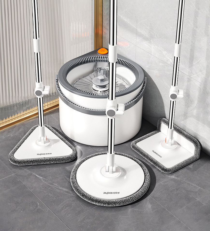 MIVLINA® 360 Spin Mop Bucket Set and Wringer with Three Types Mop Heads Z56