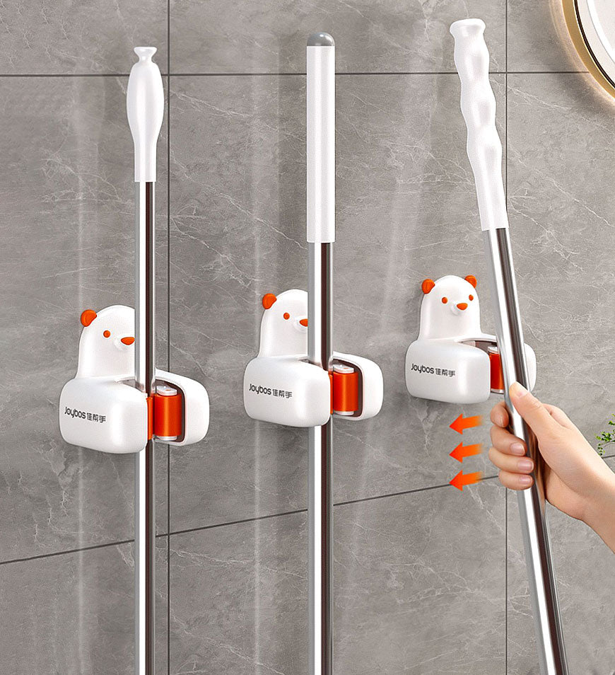 MIVLINA®Self-Adhesive No Drilling Broom Clip Mop Grippers