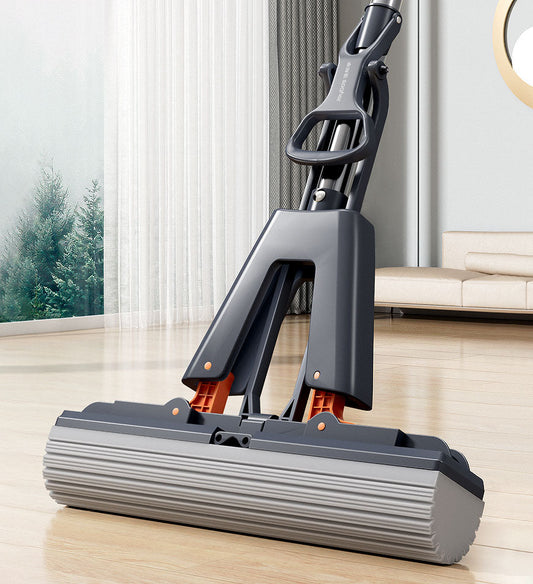 MIVLINA® Self-Wringing Sponge Mops For Floor Cleaning Squeeze Z175