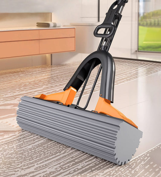 MIVLINA® Self Squeeze Sponge Mop For Floor Cleaning With 2PCS Refills Z173