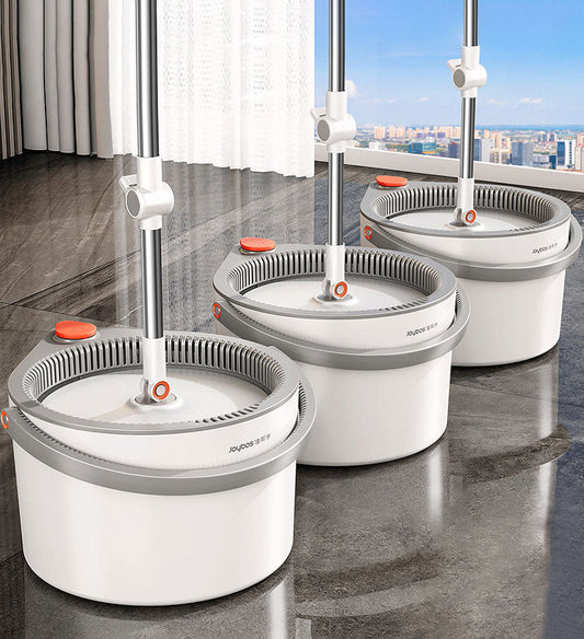 MIVLINA® Easy Washing Round Spin Mop & Bucket System