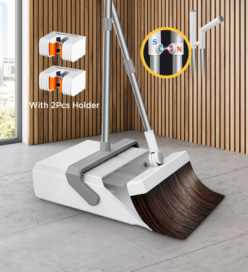 MIVLINA®Home Cleaning Kit Broom with Adjustable Handle