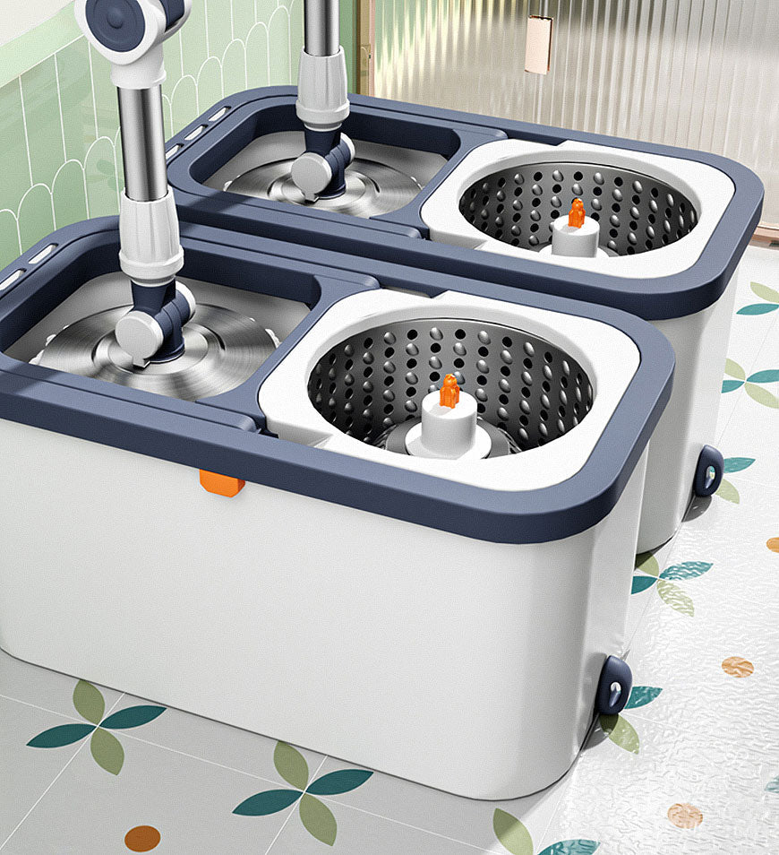 MIVLINA® 360 Degree Floor Spin Mop and Bucket Set with 3 Refill F236
