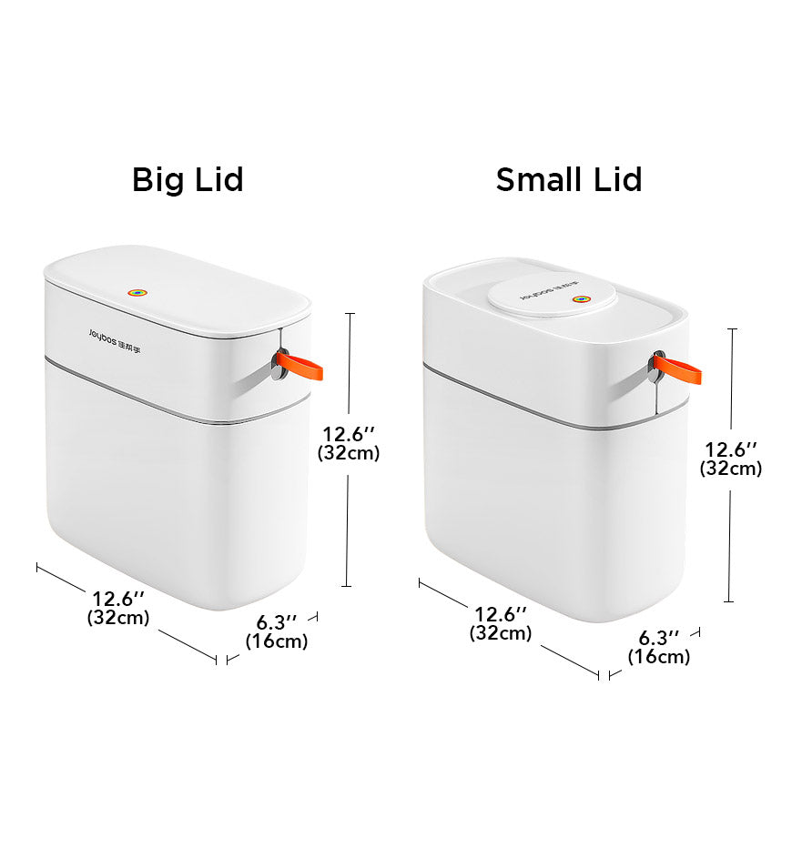 MIVLINA® 15L Narrow Bathroom Trash Can with Lid Z90
