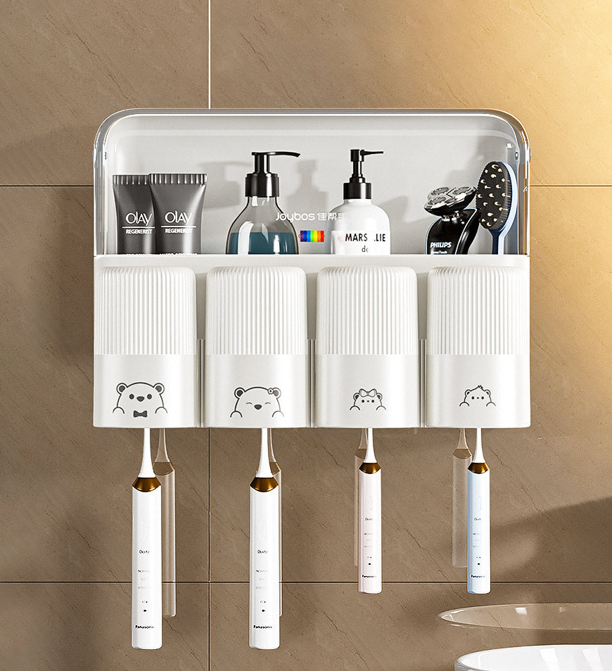 MIVLINA® Automatic Toothpaste Squeezer Dispenser Bathroom Accessories Set Z155