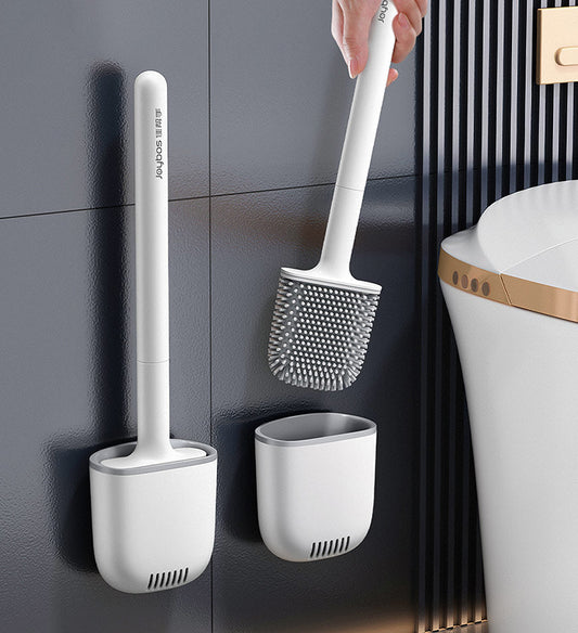MIVLINA® Silicone Toilet Brush with Drain Tray Z178
