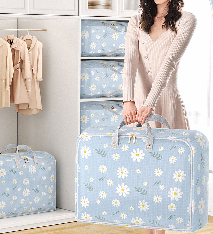 MIVLINA® Clothing Storage Bags with Handle and Zipper