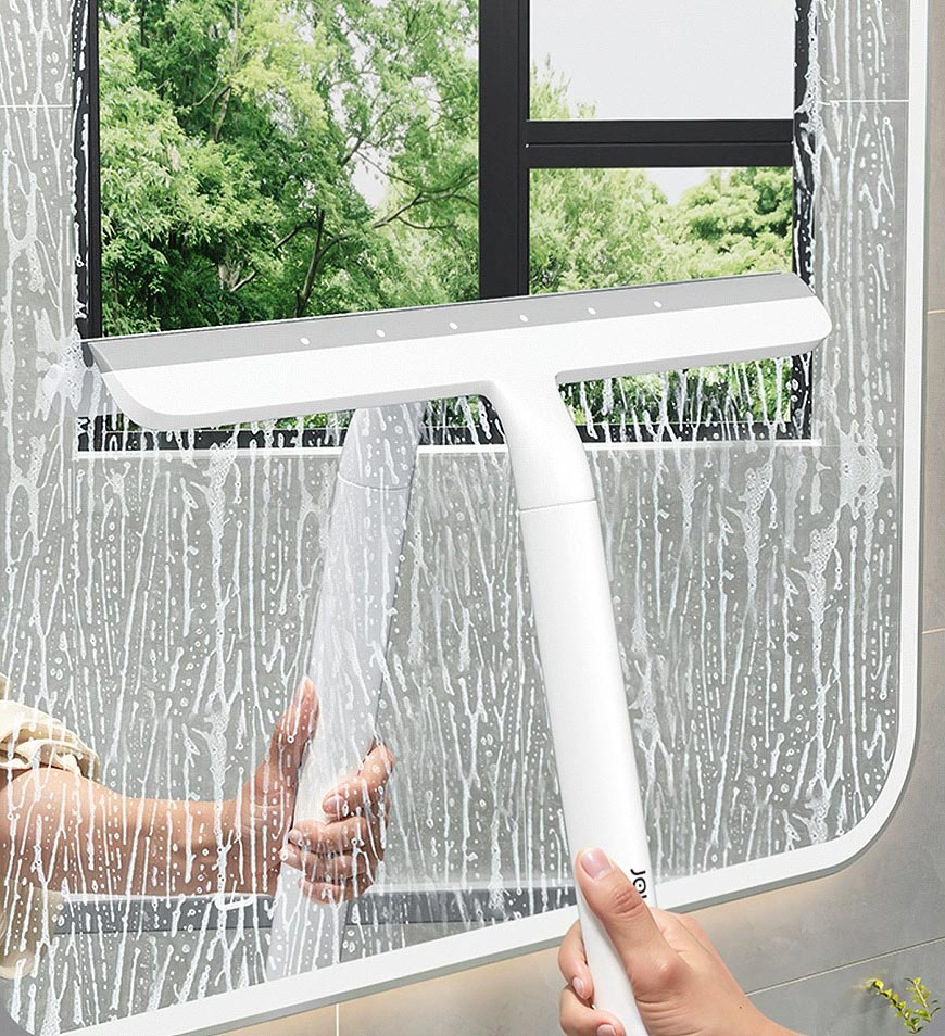 MIVLINA® 9.6 Inch Multi-Purpose Silicon Shower Squeegee Z23