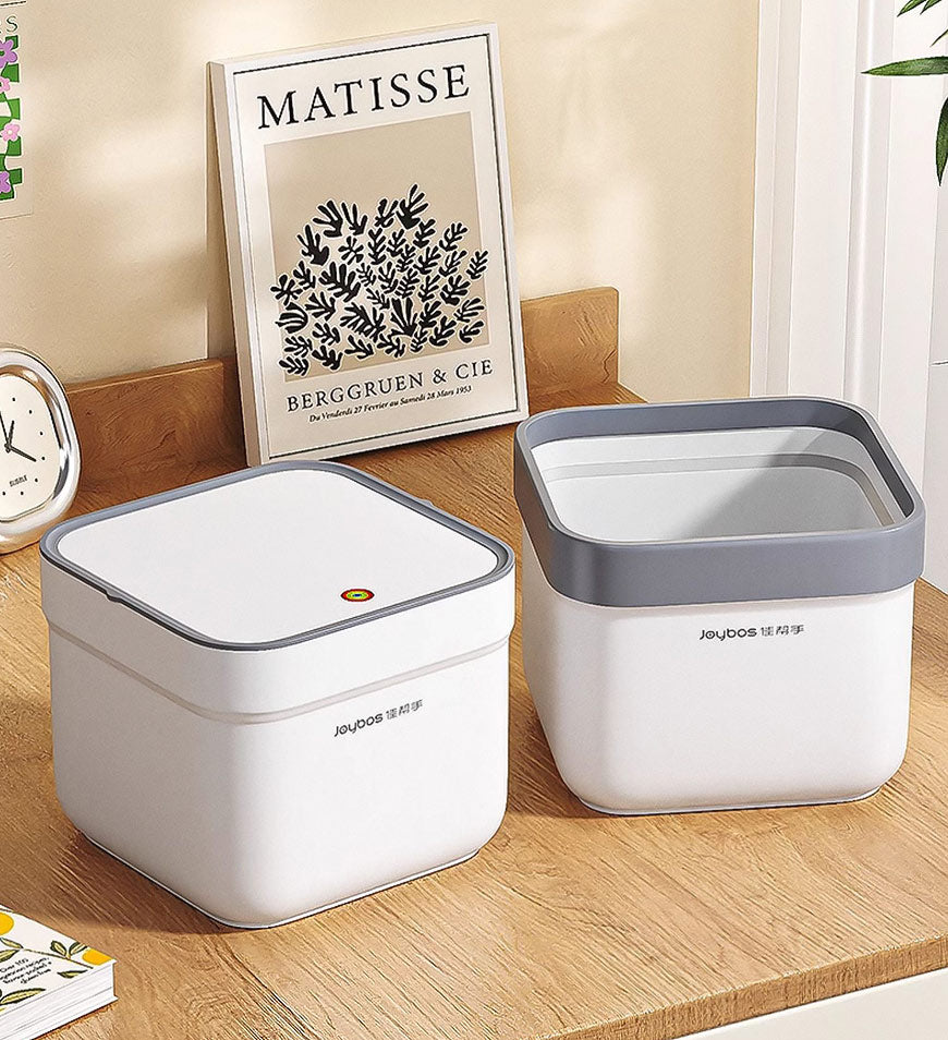 MIVLINA® 2.4L Mini Trash Can with Removable Lid Countertop Z162