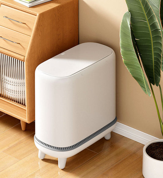 MIVLINA®4 Gallon Bathroom Vacuum Adsorption Trash Can with Legs Z204