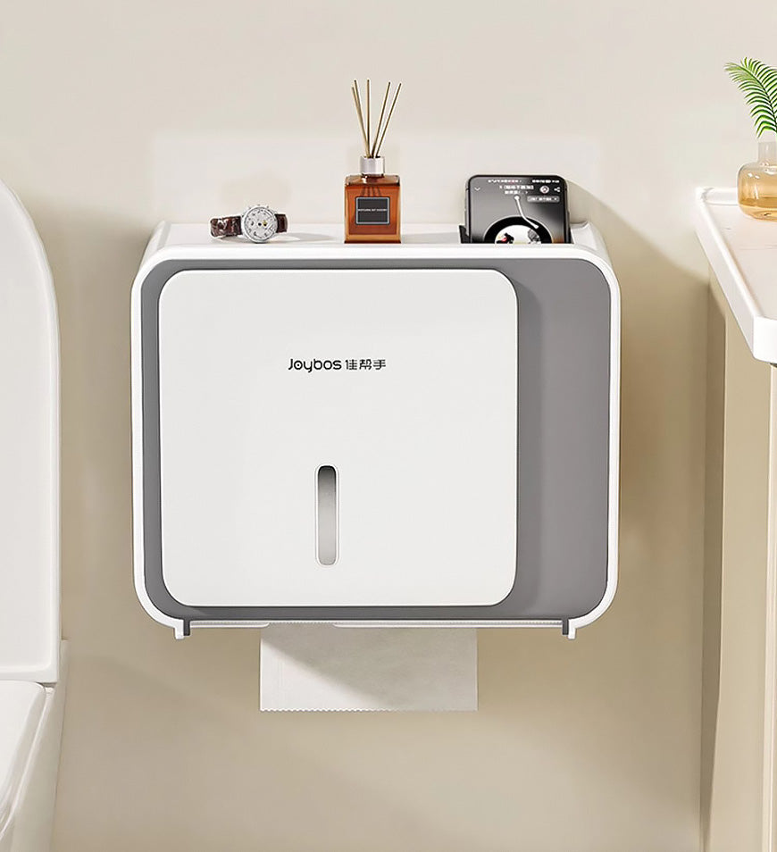 MIVLINA®Toilet Paper Storage Box with Drawer and Phone Holder Z142