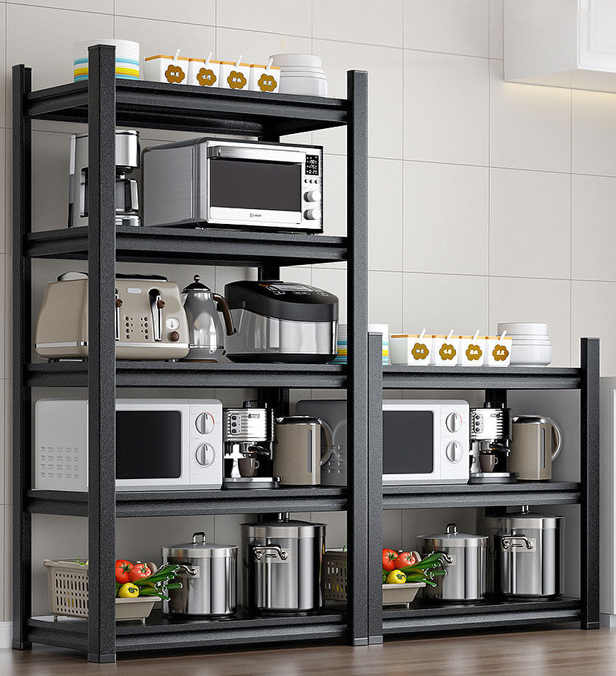 MIVLINA® 5-Layer Heavy-duty Metal Shelves Black F34