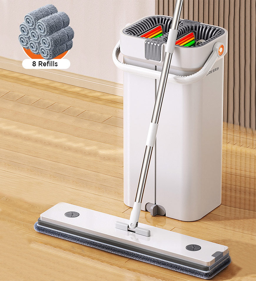 MIVLINA®Free-Press Colorful Mop Bucket and Wringer Combo