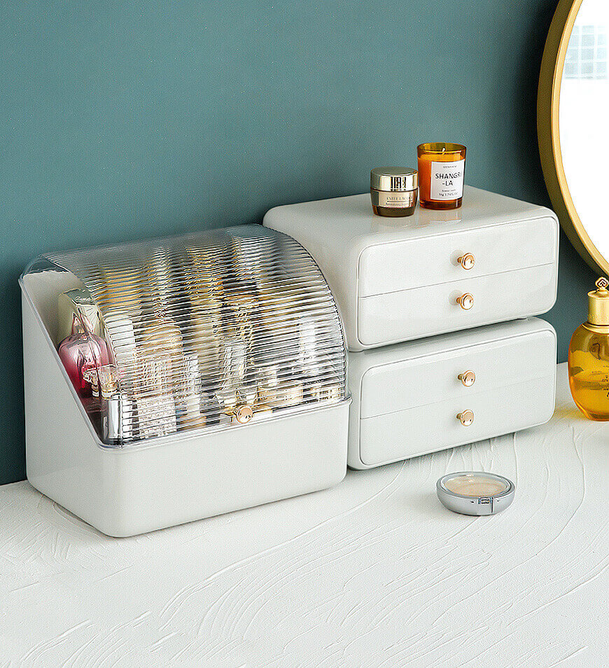 MIVLINA® Waterproof and Dustproof Cosmetic Display Box